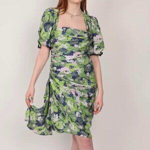 Brogger Green Floral Dress